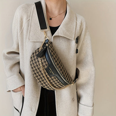 Jacquard Muse Chain Belt Bag