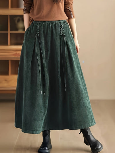 Cassia Corduroy Maxi Skirt
