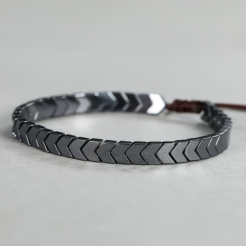 Arrowline Hematite Bracelet