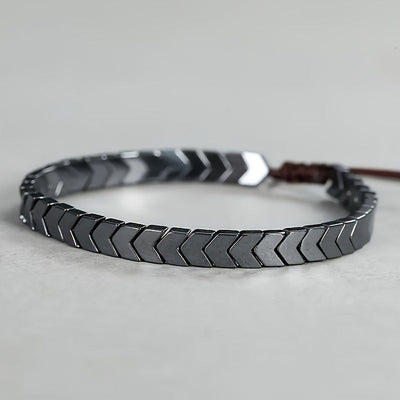 Arrowline Hematite Bracelet