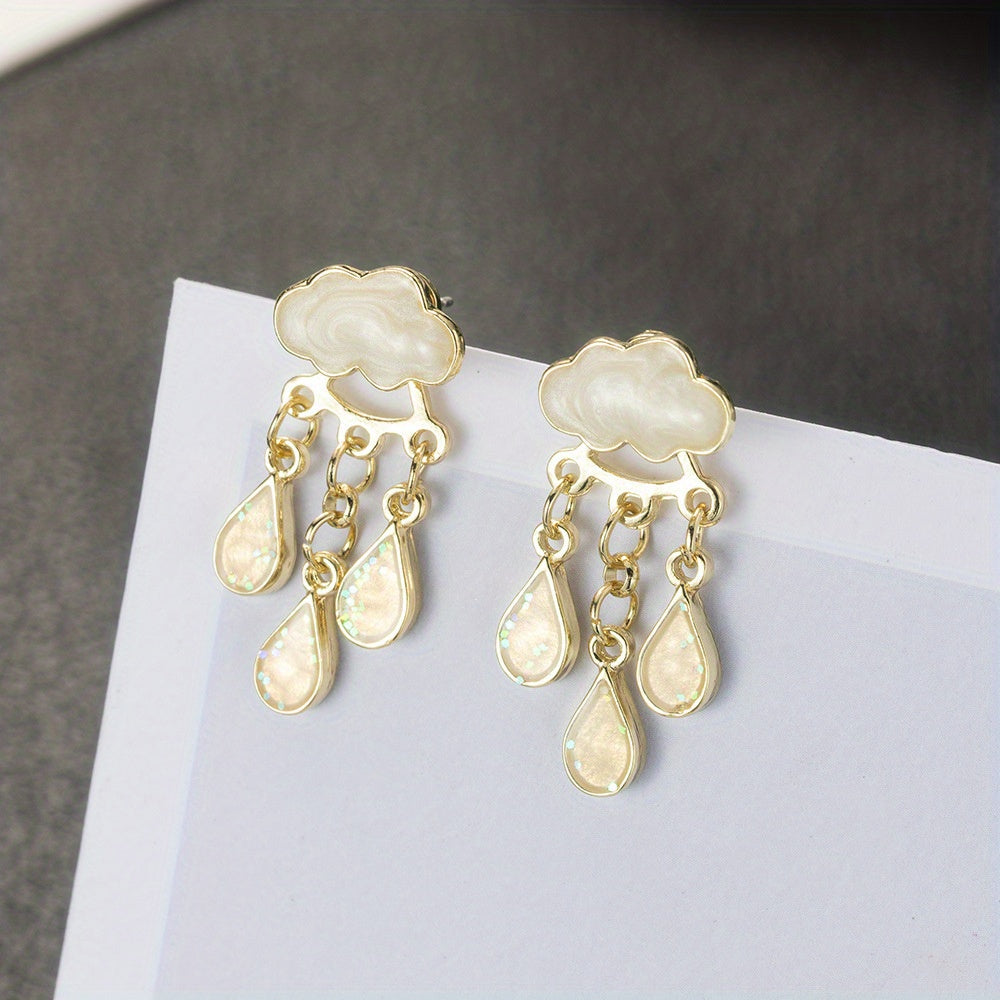 Raindrop Charm Earring