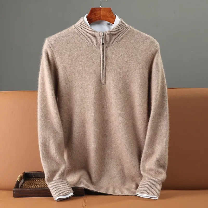 Giuliano Bugiardini Zipper Cashmere Sweater