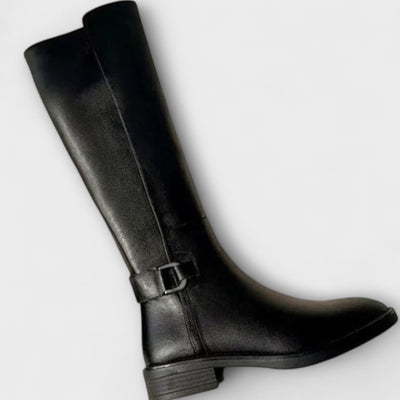 Elaina | Leather Knee-High Boot