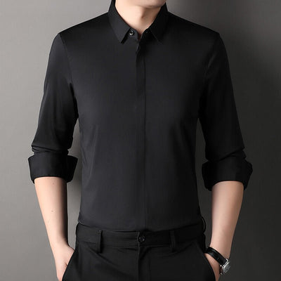 Mitchel | Wrinkle-Free Stretch Dress Shirt for Men