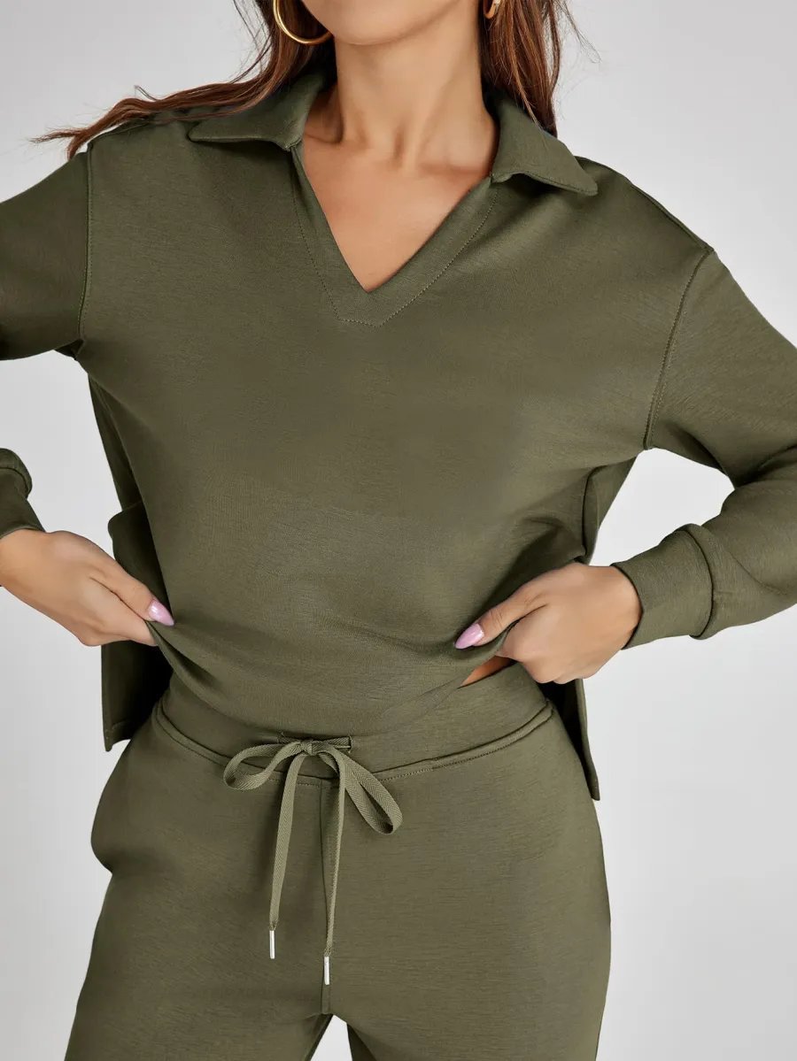 Margaret | Casual Long Sleeve Two-piece Set