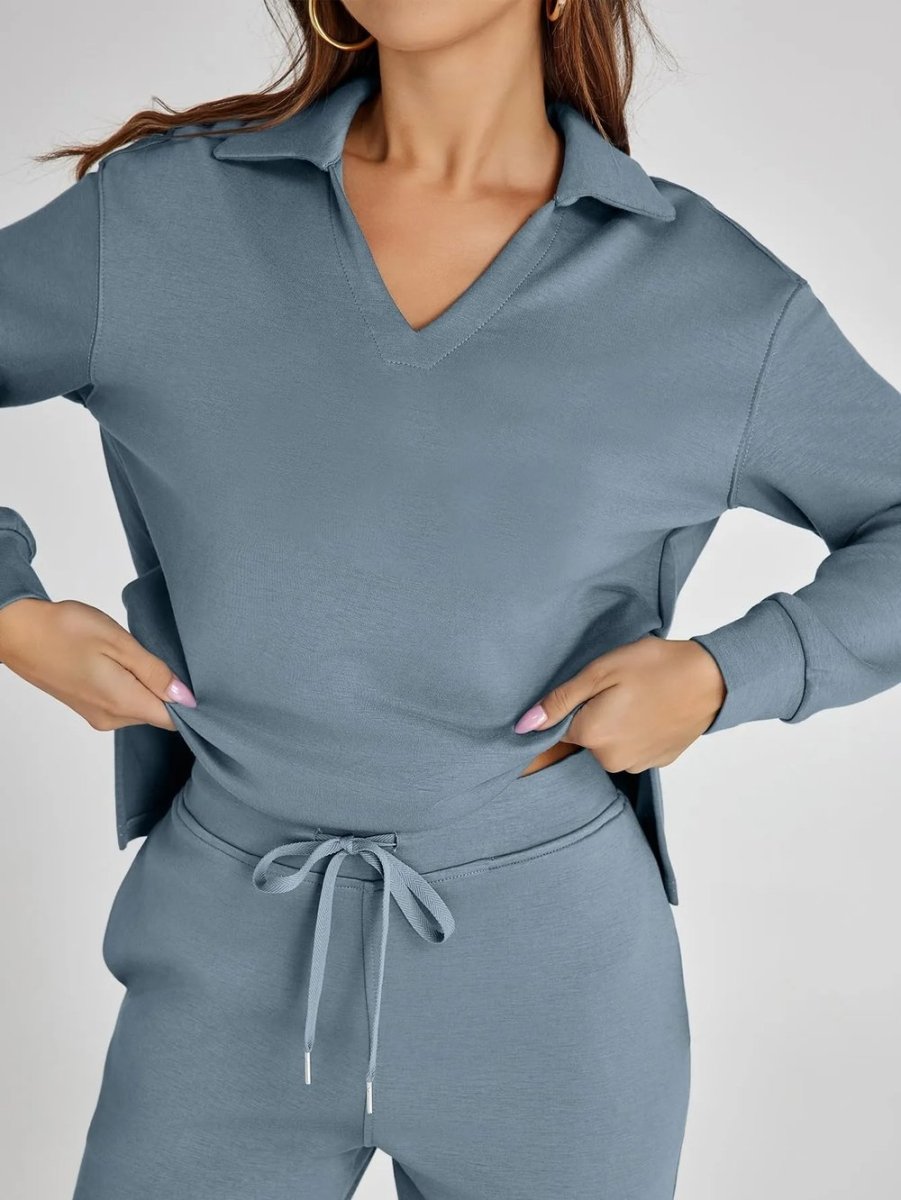 Margaret | Casual Long Sleeve Two-piece Set