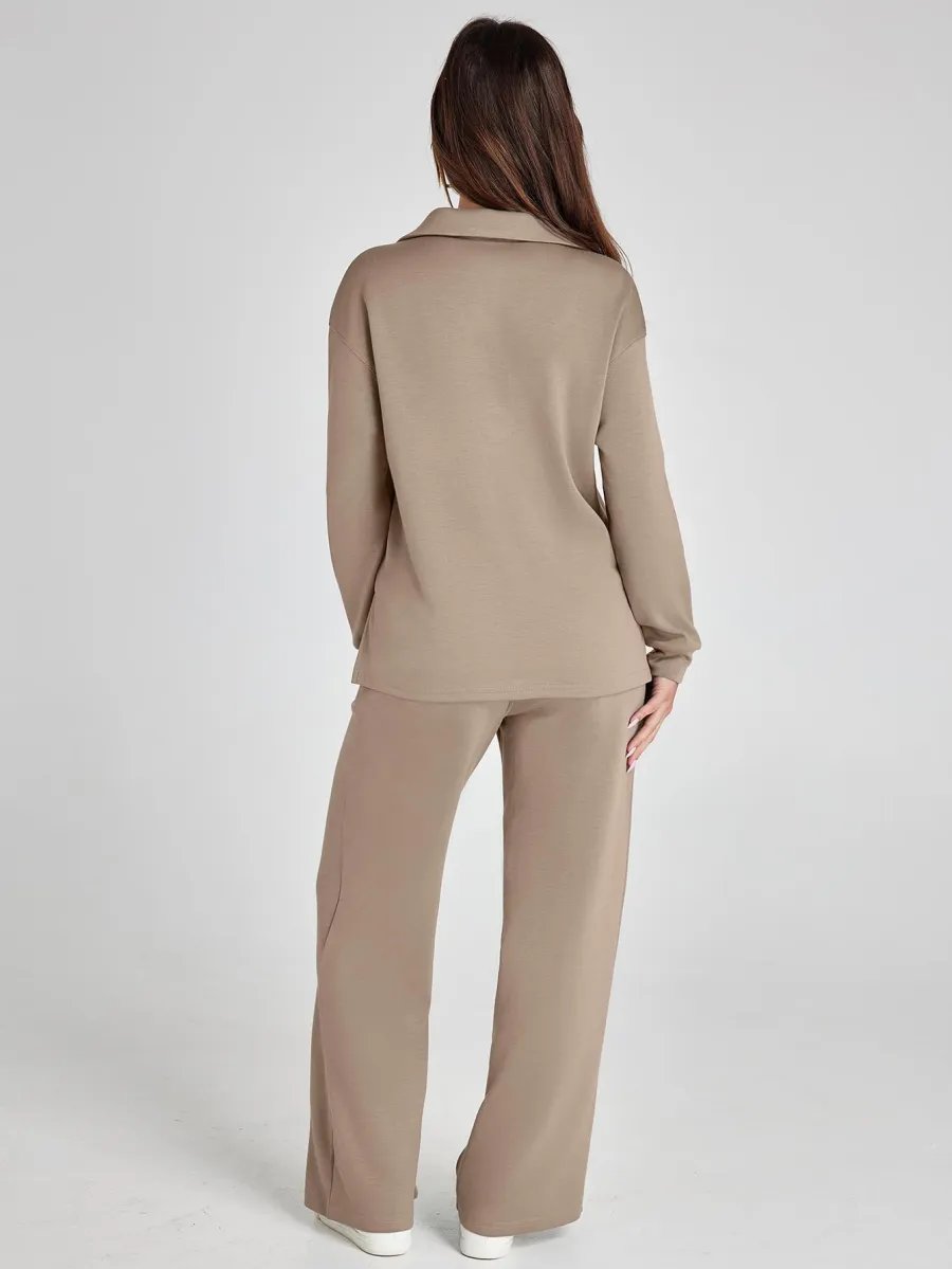 Margaret | Casual Long Sleeve Two-piece Set