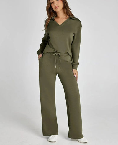 Margaret | Casual Long Sleeve Two-piece Set