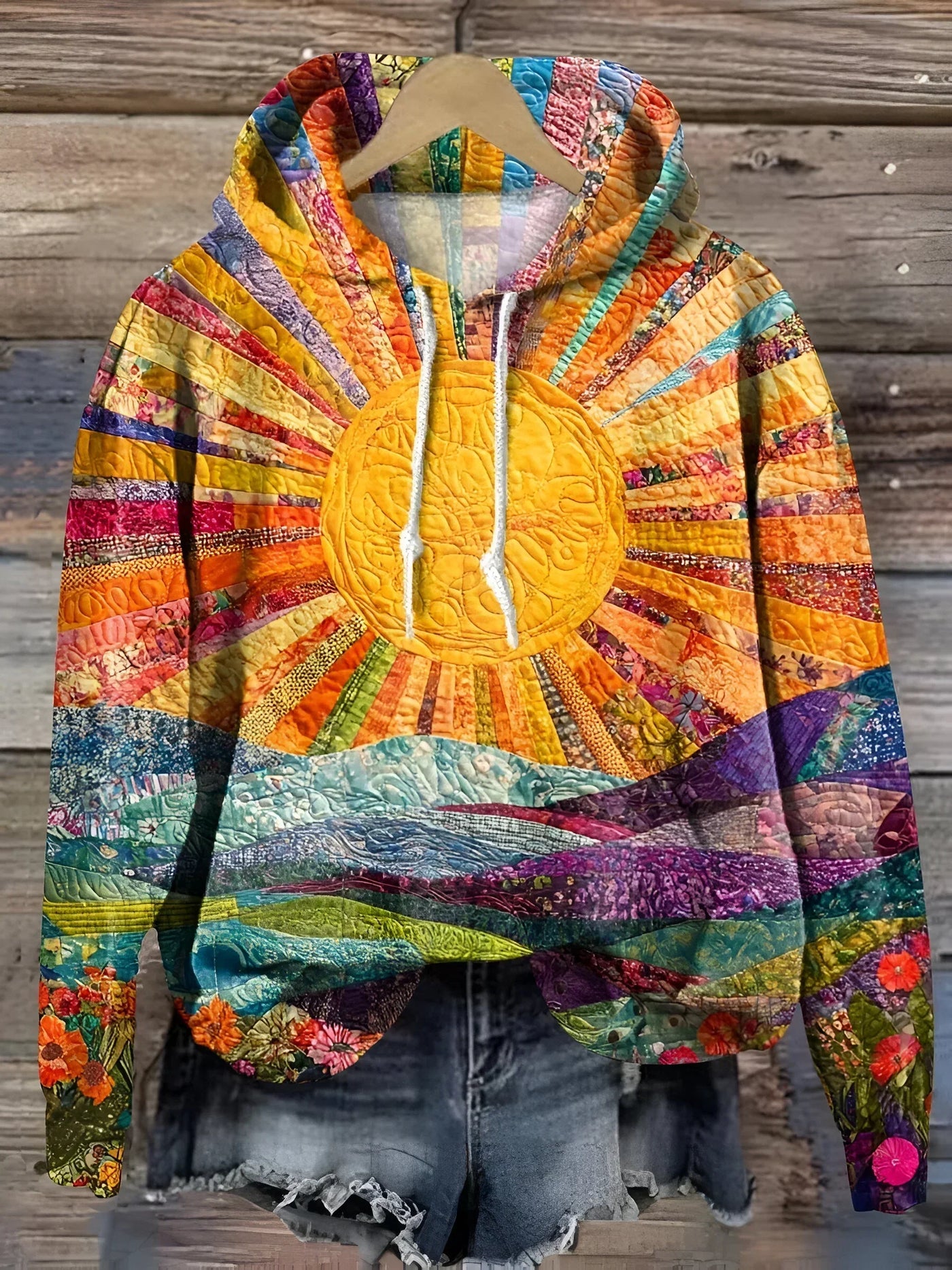 Judith™ | Hoodie with Sunrise Landscape