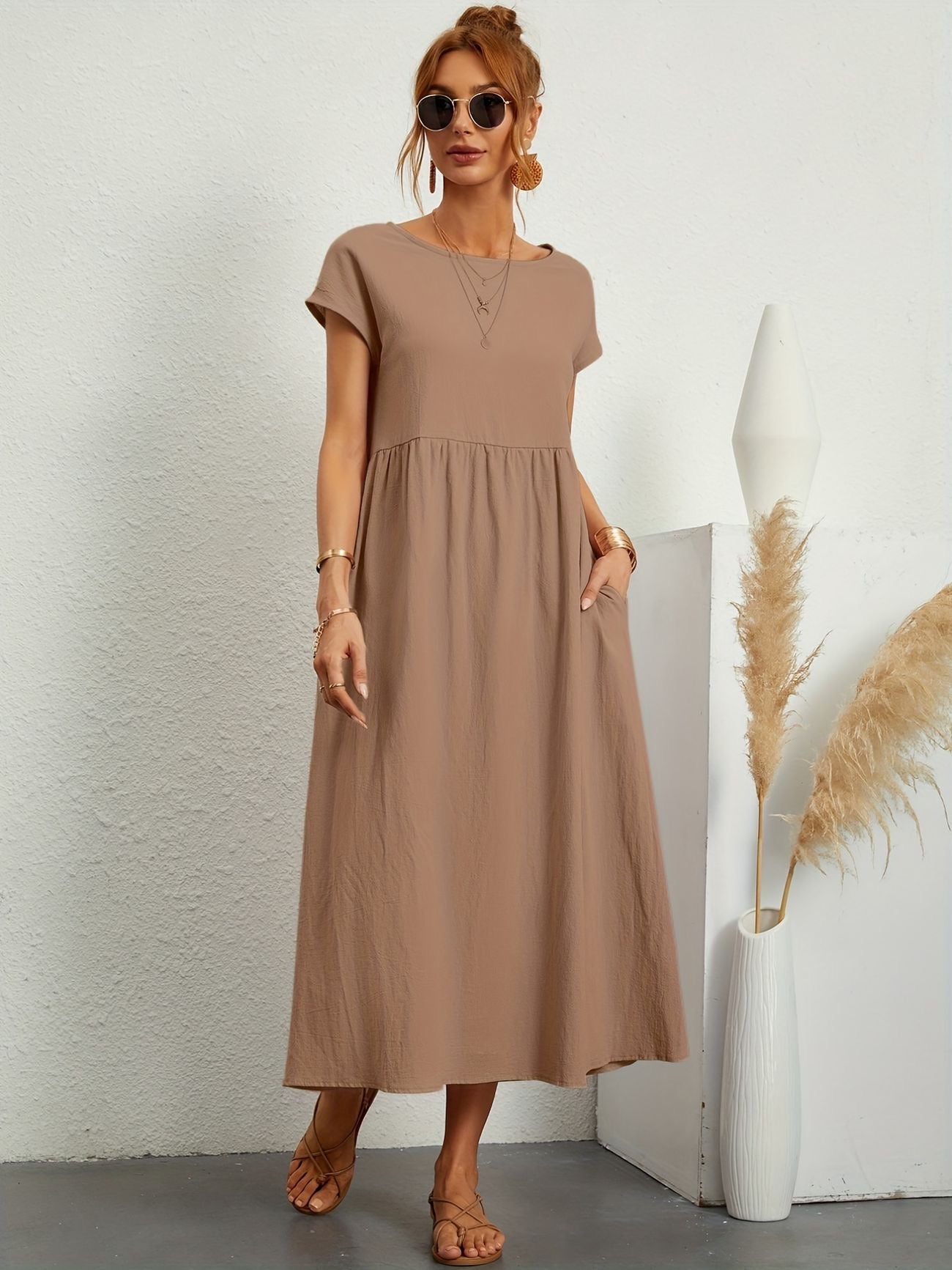 Rosineo - Casual Linen Dress