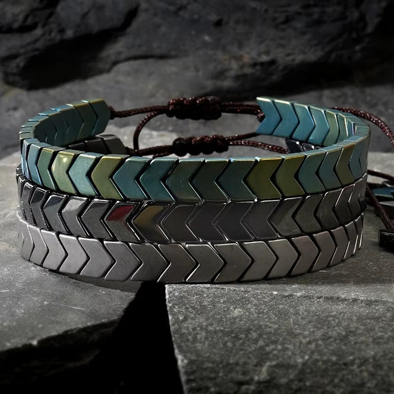 Arrowline Hematite Bracelet