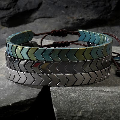 Arrowline Hematite Bracelet