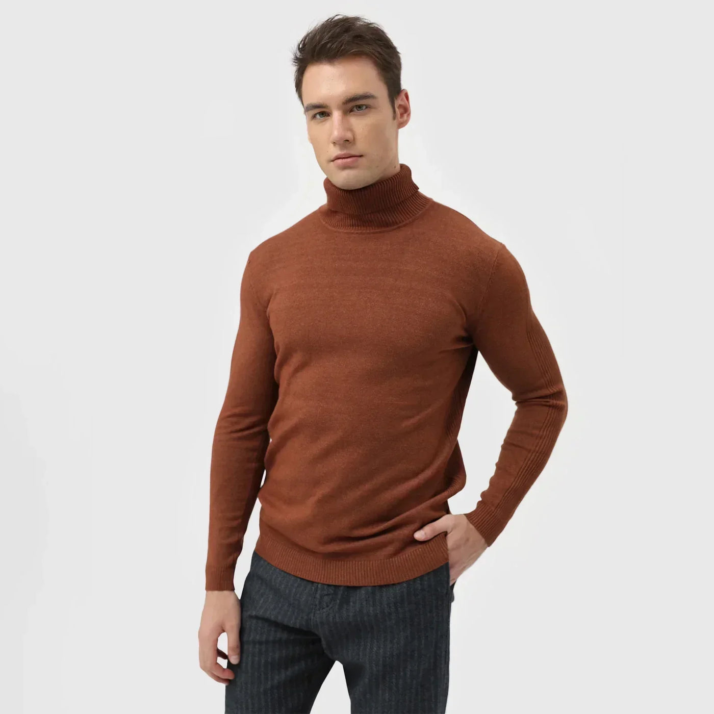Carl™ | Classic Turtleneck Sweater for Men