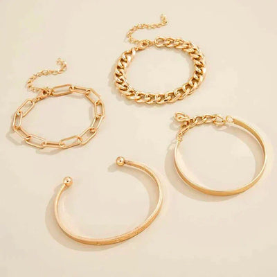 Elan Mercer Bracelet Set | White Gold 18k