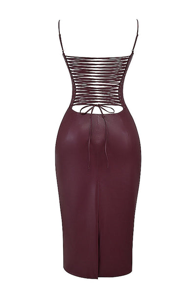 Avencea Leather Dress - A Sign of Bold Elegance and Style