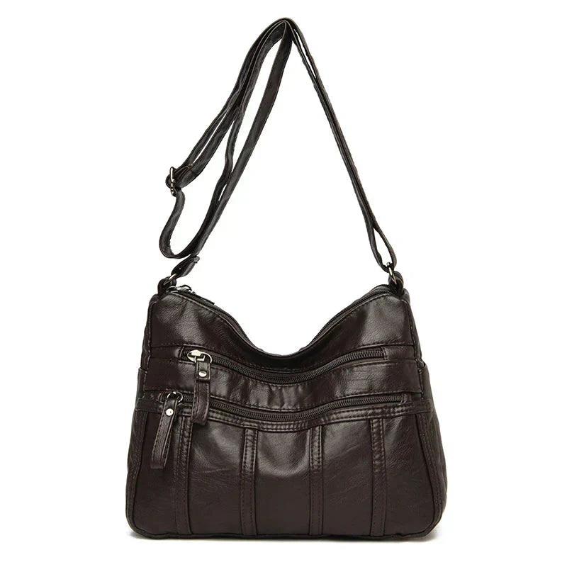 Oriana - Luxury PU Leather Multi-Layer Pockets Bag