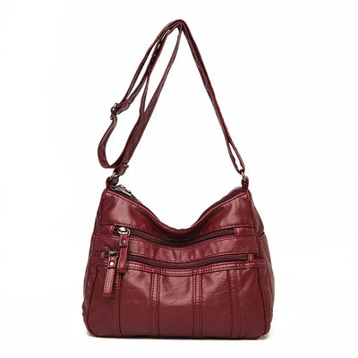 Oriana - Luxury PU Leather Multi-Layer Pockets Bag