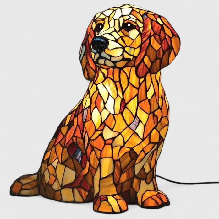 Spiritual Light Golden Retriever Figurine