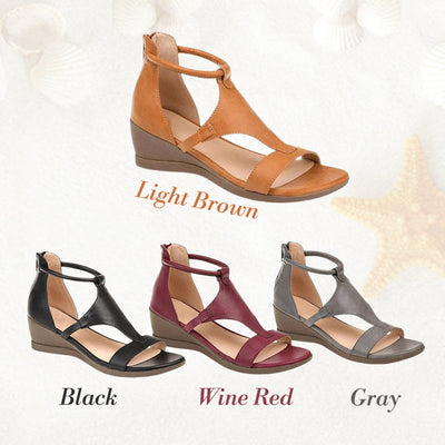 Anne ~ Orthopedic Leather Sandals with Heel