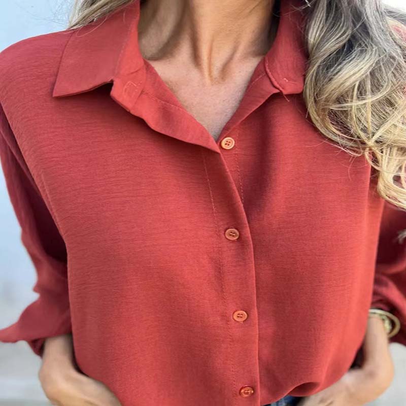 Elysa™ | Elegant Button-Up Blouse