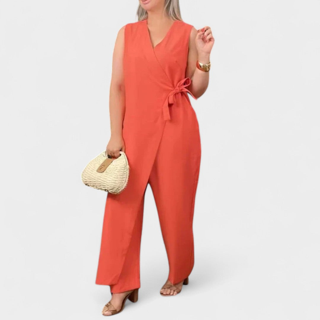 SERENA | WRAP TIE JUMPSUIT