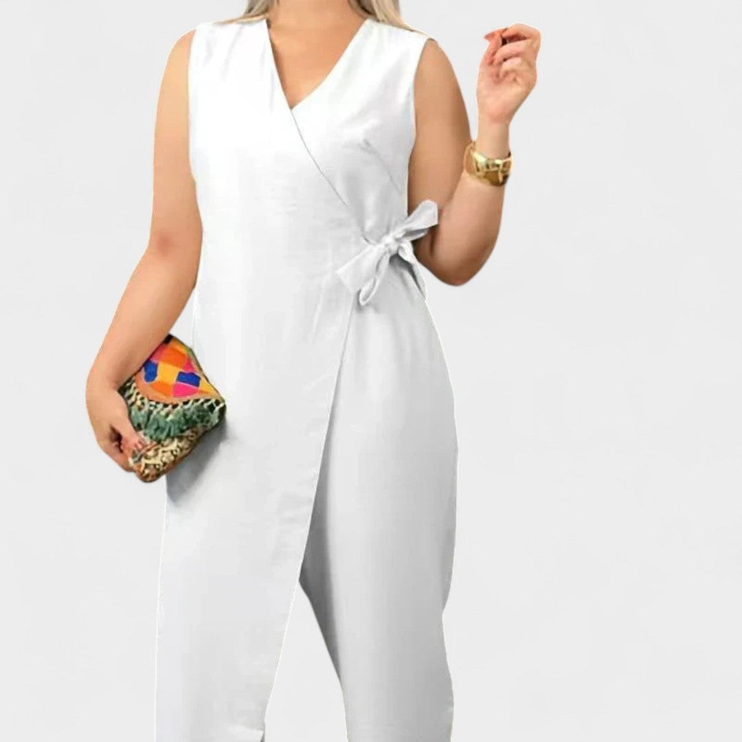 SERENA | WRAP TIE JUMPSUIT