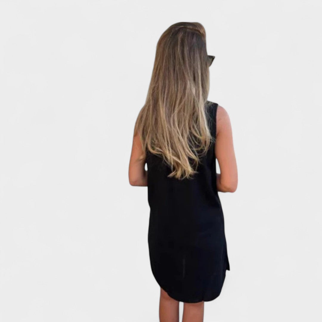 LUCY | SLEEVELESS SHIFT DRESS