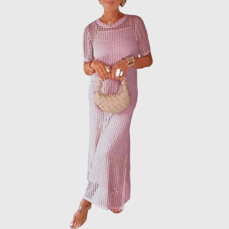 VEYONA | CUT-OUT LONG MAXI DRESS