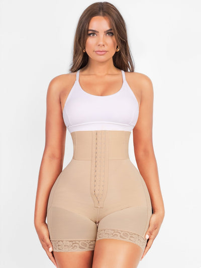 Avencea Body Shaper for Weight Loss with 3 Rows of Hooks and Stays – Reduces the Waist, Lifts the Buttocks, and Enhances the Bust.