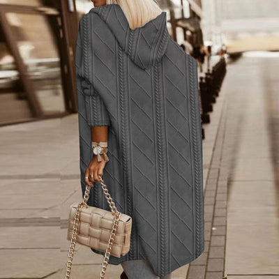 Sarah | Extended Length Hooded Cardigan