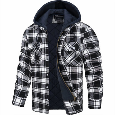 Axel | Checked Jacket with Zipper