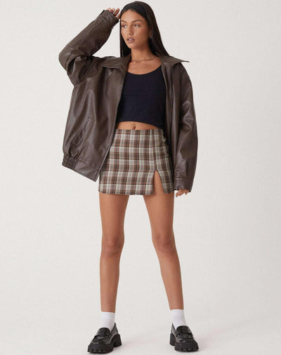 Ruby | Women’s Oversized Leather Bomber Jacket