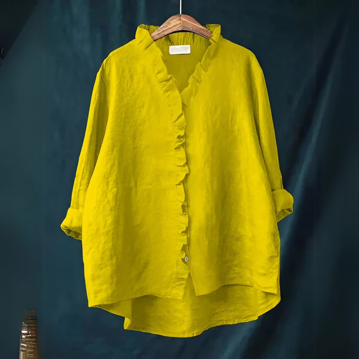 Elegant Shirt with Ruffled Design