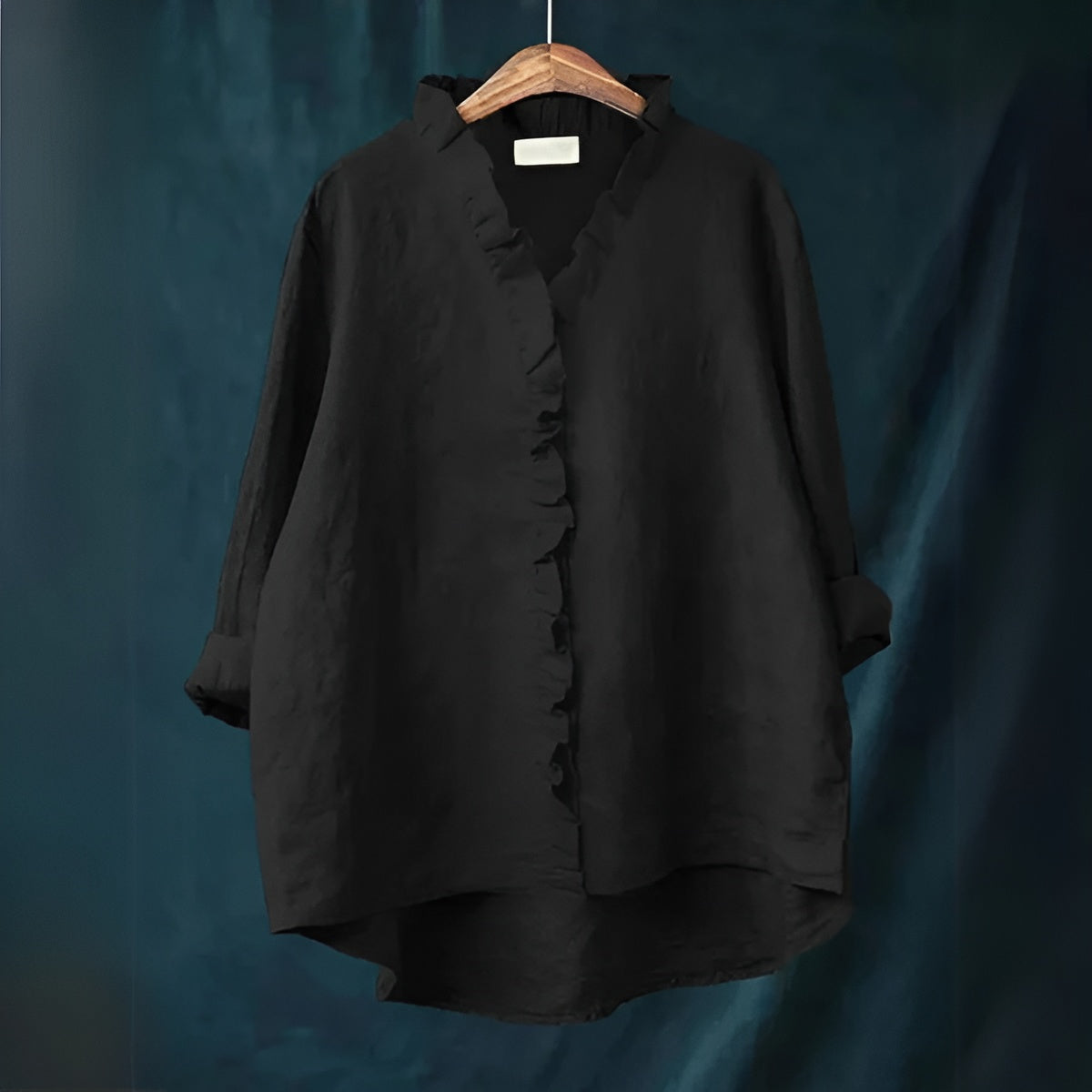 Elegant Shirt with Ruffled Design